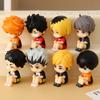 8pcs/set Anime Haikyuu!! Oikawa Tooru Iwaizumi Hajime Akaashi Keiji Model Action Figures PVC Q Version Collectible Birthday Durable Toys