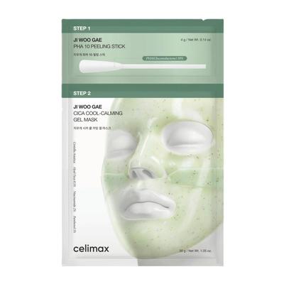 JI WOO GAE Cica PHA Peel 2-Schritt Gelmaske 34g