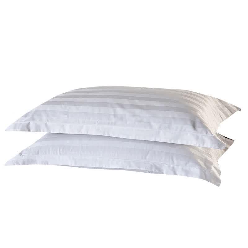Hotel Collection 40S Satin Stripe Cotton Pillowcase