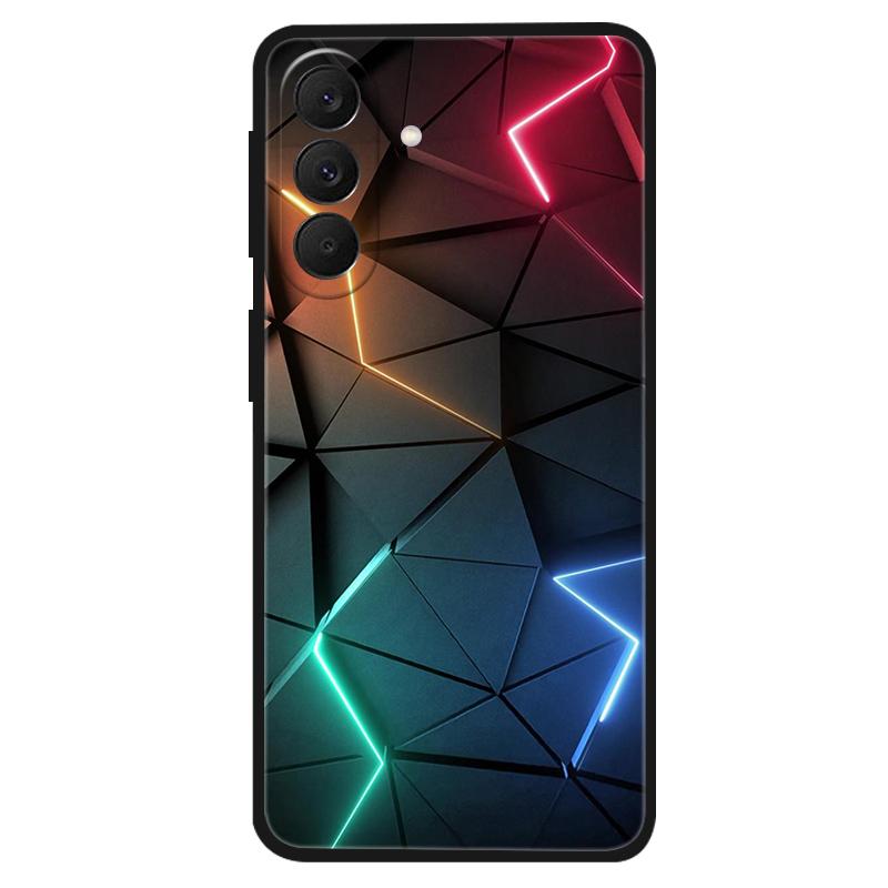 For Samsung Galaxy A57 A37 5G Case Bumper Starry Sky Soft Silicone TPU Back Cover for Samsung A37 A57 Phone Case Cute Cat Cover