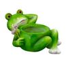 Frog Planter, Funny Lying Frog Flower Pot, Resin Animal Plant Container for Home Office Desk Garden Decor