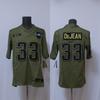 Olive Green NFL Football Jersey Fan Apparel Men Women Sports Team Support Casual Wear