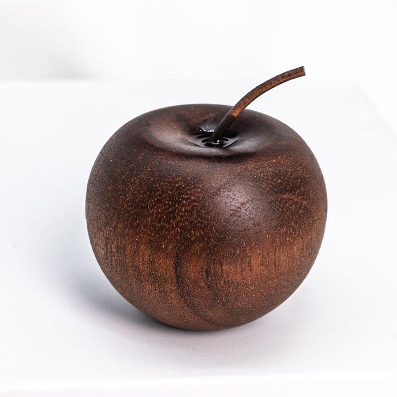 Wooden Apple Aromatherapy Car Diffuser With Incense Holder For Office And Home Decor