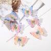 6PCS/set Colored Butterfly Hairpins Hair Clip Women Summer Sweet Hair Clip Side Clips Hair Accessories Hairpin