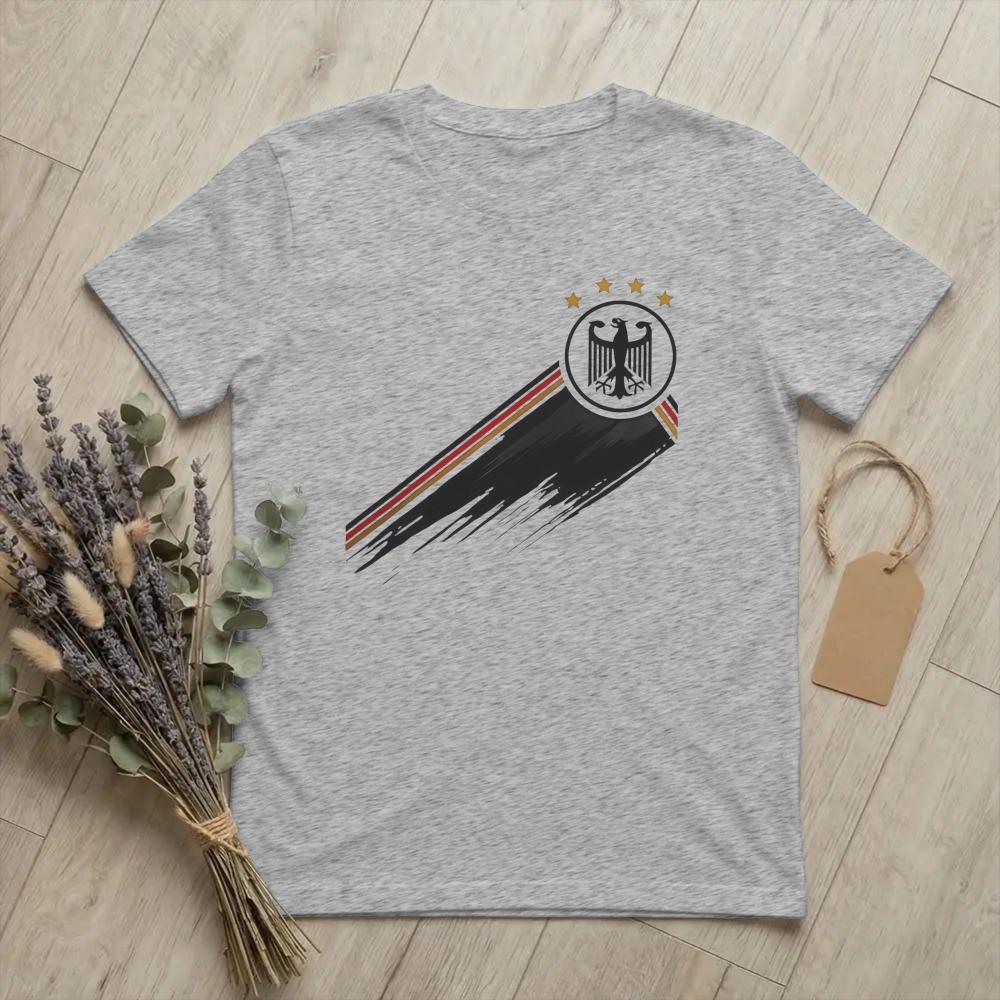 Funny Deutschland Germany Football Player T-Shirt Men O Neck Cotton T Shirts 2026 Soccer Short Sleeve Tee Shirt Original Clothes