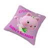 Dollhouse Family Cat Pillowcase Printed Cushion Cover Decorative Cute Kids Throw Pillow Case Cover Living Room Zippered