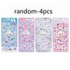 Original Cartoon Water Drop 3D Relief Crystal Stickers Cute Refrigerator Sticker Handbooks Decoration Creativity Reward Toy
