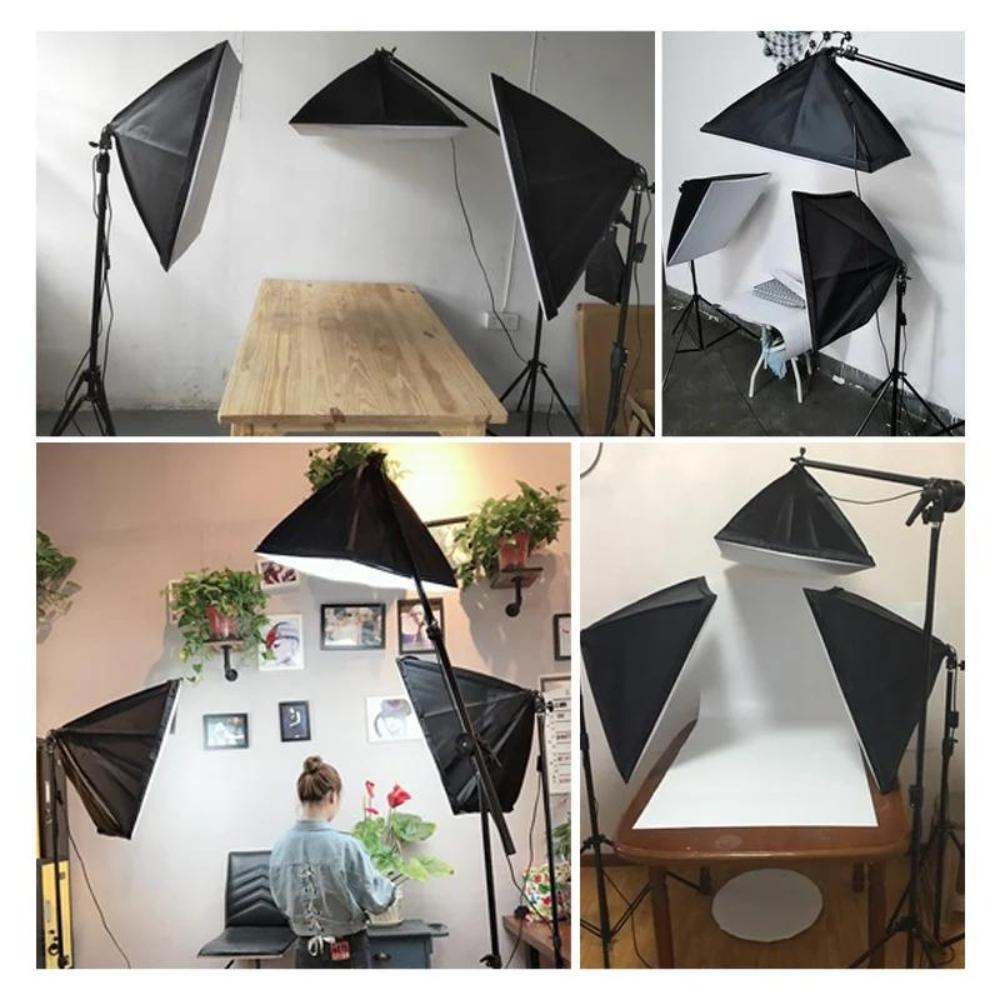 Softbox rectangular photo modifier bulb foldable 50x70 cover