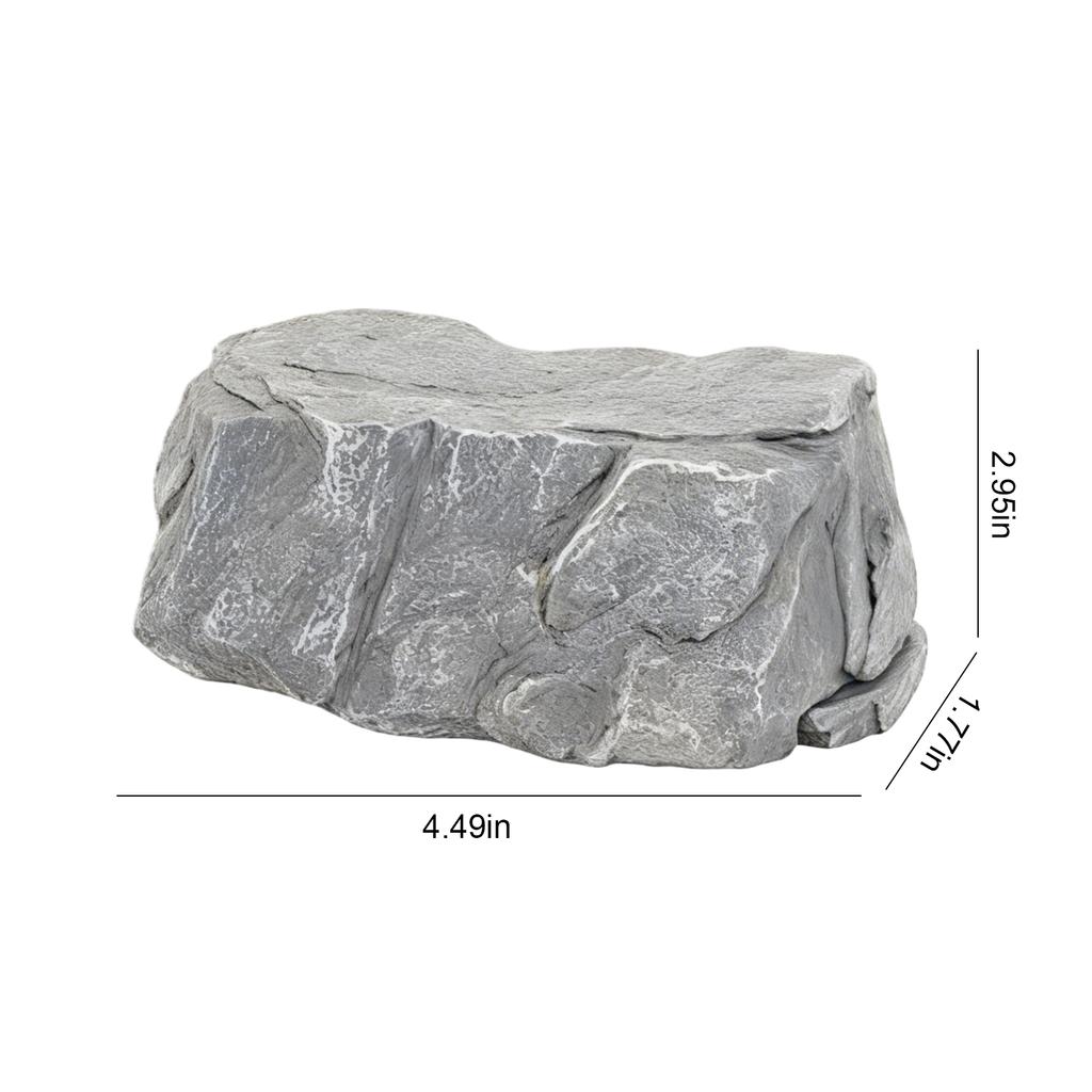 Hide A Key Outside in Rock Waterproof Resin Hidden Key Box Looks & Feels Like Real Stone for Outdoor Garden Or Yard Geocaching