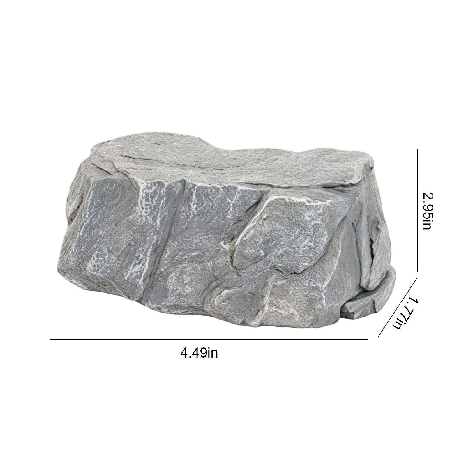 

Outdoor Hidden Key Storage Rock Looks & Feels Like Real Stone Resin Hidden Key Box Safe for Outdoor Garden Or Yard Geocaching