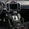 Elegant Interior Retrofit Aluminum Alloy Gear Shift Knob Upgrade Kit Carbon Fiber Leather for Porsche Cayenne 2011-2017