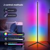 LED Floor Lamp,RGB Corner Floor Lamp with APP and Remote Control,16 Million DIY Colors&Ambient Lighting,Music Sync,Timer Setting,for Living Room,