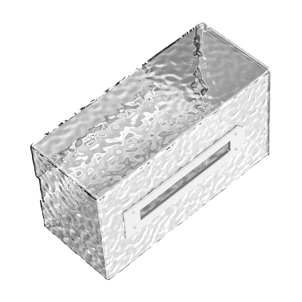 Napkin Paper Holder Box Space Saving Home Decoration Rugged Wall Mounted Tissue Box for Living Room Bedroom Transparent