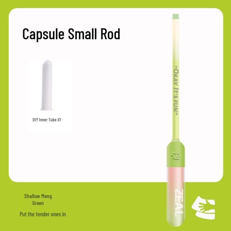 Compact Kids  Fishing Rod: Mini Capsule Design for Outdoor Stream & Shrimp Fishing 1.5m