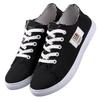 Women's Denim Canvas Sneakers Lace-up Low-top Casual Shoes Fashion Fringe Trim Walking Shoes