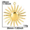 Sun Necklaces For Women/Men Accessories Stainless Steel Jewelry Pendant Choker Necklace Chain On The Neck Decoration Collar Gift
