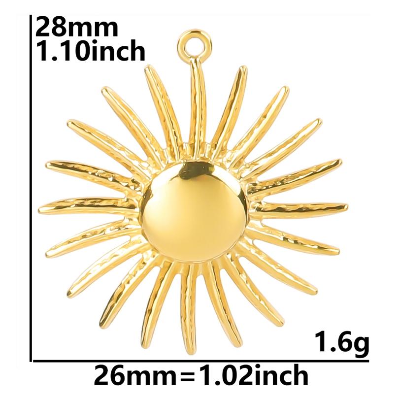 Sun Necklaces For Women/Men Accessories Stainless Steel Jewelry Pendant Choker Necklace Chain On The Neck Decoration Collar Gift