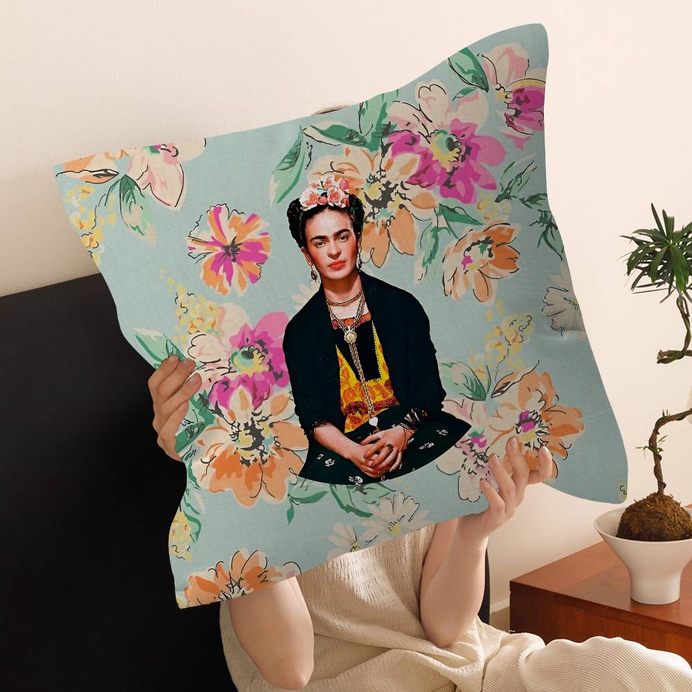 Art Frida Personalized Pillow Dust Cover Bedroom Kids Party Decoration Pillowcase Birthday Children Gift