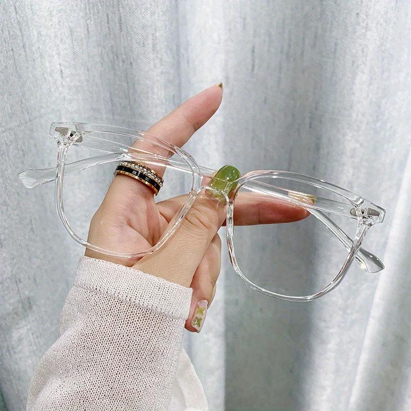 Transparent Computer Glasses Frame Women Men Anti Blue Light Square Eyewear Blocking Glasses Optical Spectacle Eyeglass