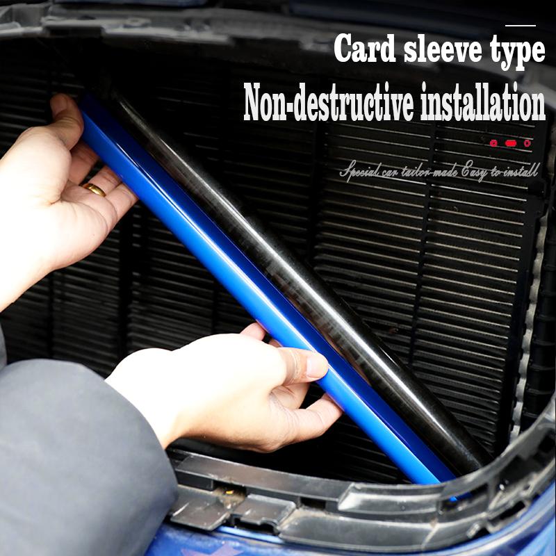 Car Front Grille V Brace Wrap Trim Strips Frame Sticker For BMW F32 F33 F34 F36 F40 F44 G29 M Sport Styling Exterior Accessories