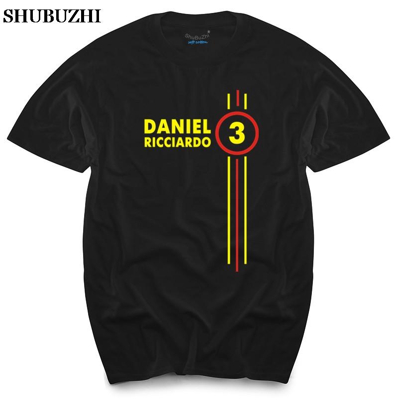 

Daniel Ricciardo Number 3 Mens Ringer T Shirt Driver mens top tees brand teeshirts black men summer tops 4XL