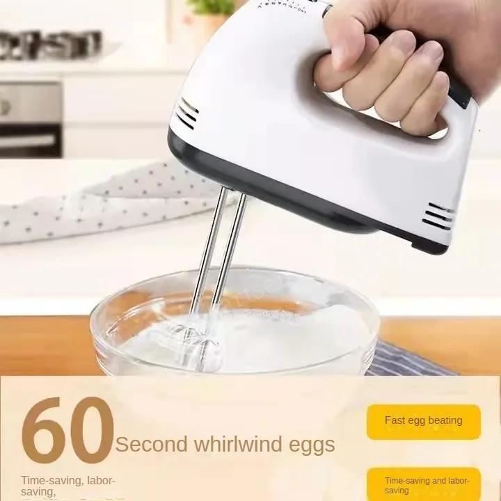 Multifunctional Electric Food Blender 7 Speed Mini Mixer Food Cake Baking Dough Mixer Handheld Mixer Egg Beater Automatic Cream