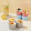 Silikon-Kuchenform für Heißluftfritteuse Antihaft-Eierkuchenform Pudding-Dessertform Hitzebeständig Spülmaschinenfest Backförmchen