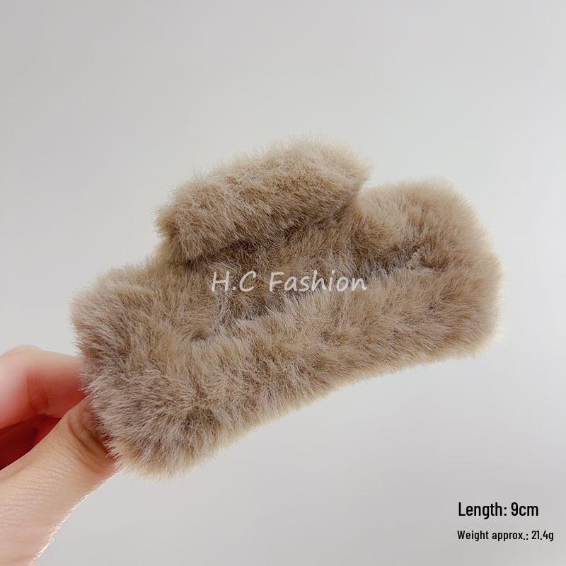 Plysch Hårklo: Söt, Fluffig & Stor för Höst och Vinter