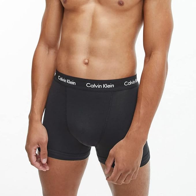 Calvin Klein Boxer Cotton Standard Normal Regular 2662 [Calvin Klein] Briefs, Stretch, 3-Pack, Length, Length, Length, Men's (JP, Alphabet, M,