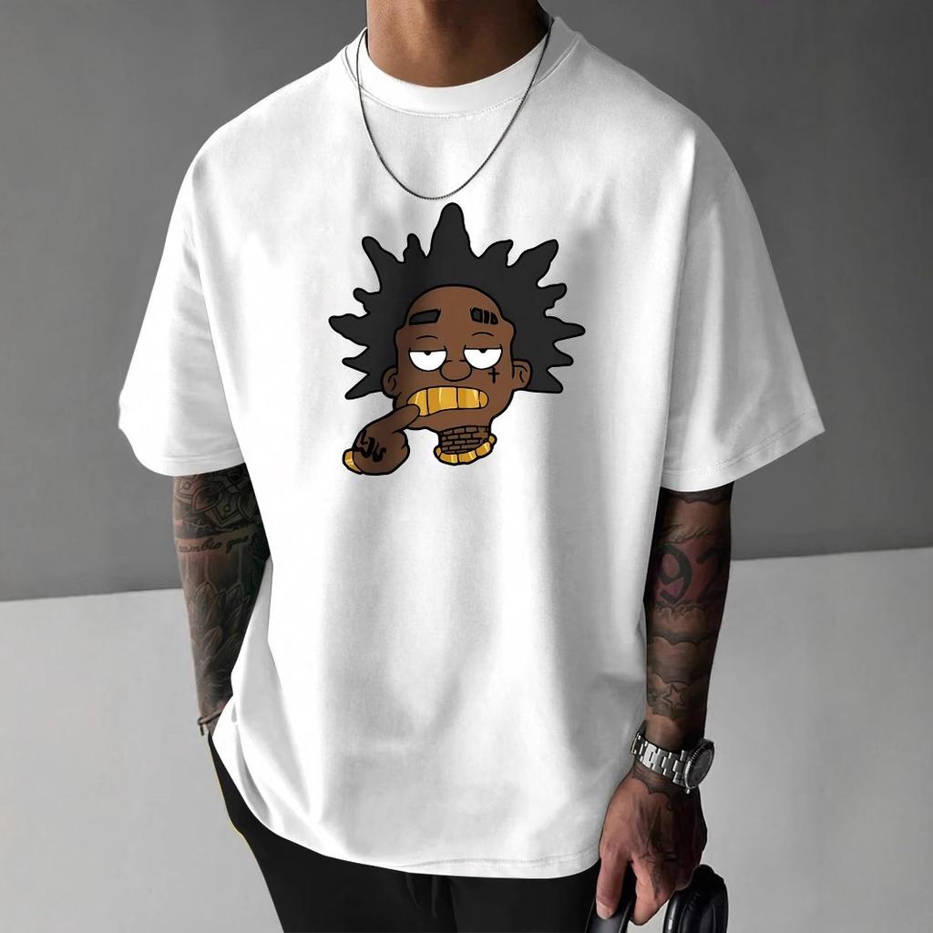 Short Sleeve T-Shirt Summer New Men's Fashion Casual Commuter Versatile Crew Neck Short Sleeve T-Shirt