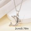 Dolphin Necklace Stainless Steel Vacation Style