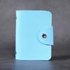 Timelessly Designed Multi-color Pu Leather Pocket Business Id Credit Card Wallet