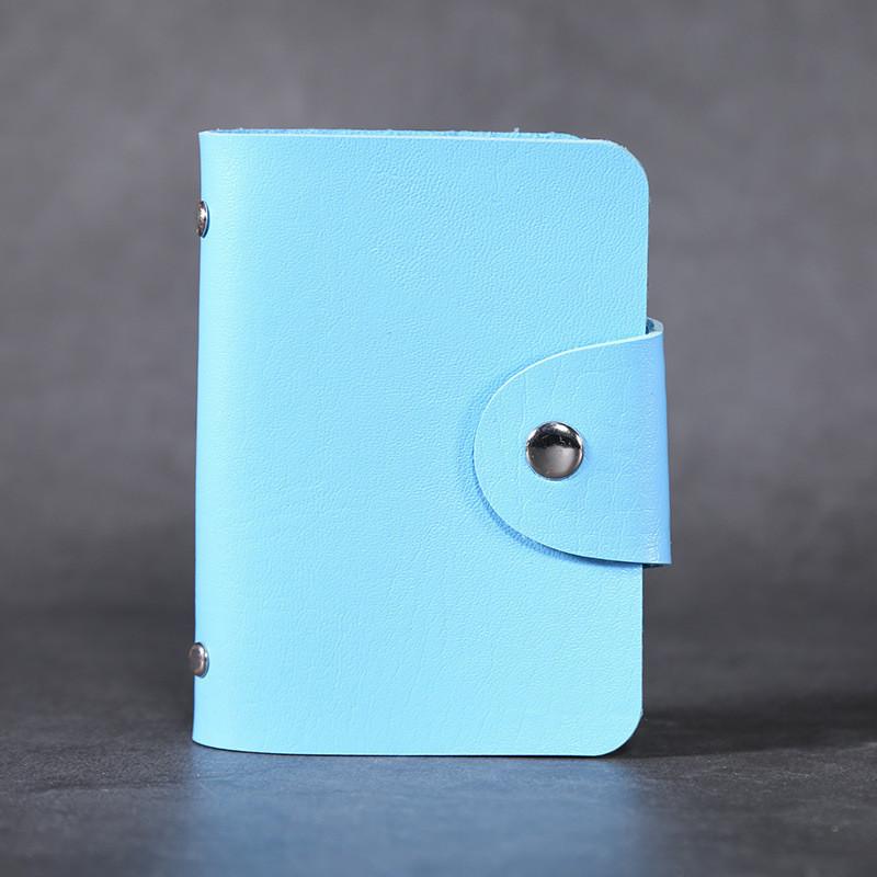 Timelessly Designed Multi-color Pu Leather Pocket Business Id Credit Card Wallet