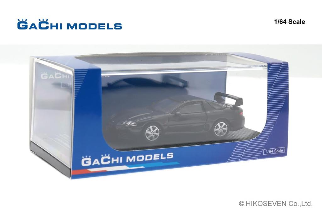 GACHI MODELS Scale Mitsubishi GTO Pyrenees Black Finished Product GM64001BK 1/64 (1998)