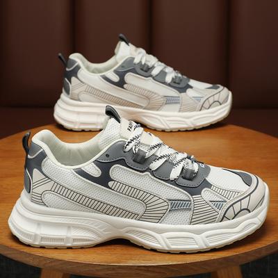 Mode Dernières Chaussures de Course pour Hommes 2024 Édition Coréenne Mesh de Haute Qualité Respirant Antidérapant Semelle Épaisse Chaussures de Sport Décontractées baskets