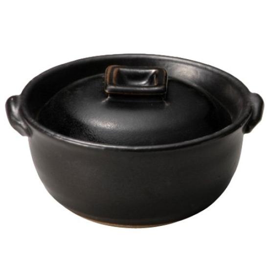 

Banko Ware Single Deep Earthen Pot 4 13cm Tenmoku 11331 No. чёрный