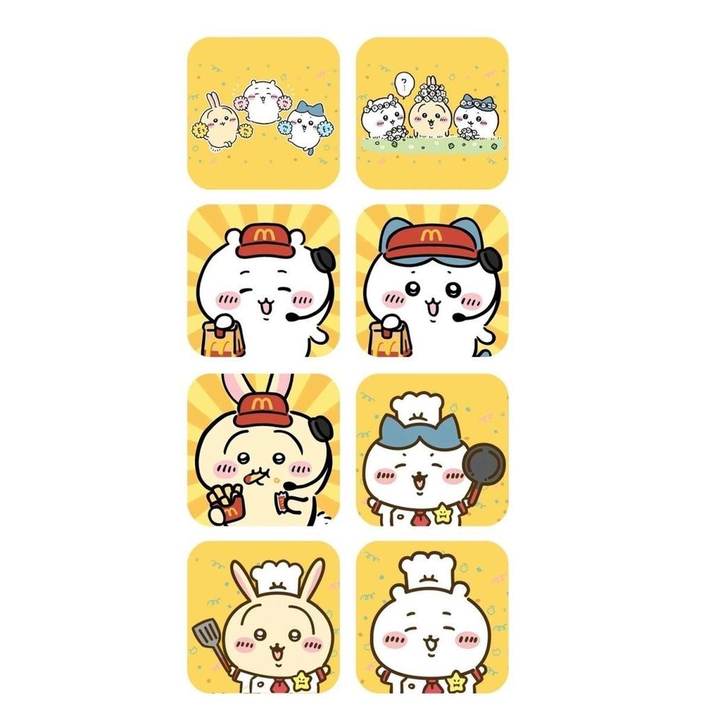 Hachiware Usagi Chiikawa Sticker Roll 500 Pcs Handmade Journal Decorative Gift Box Diy Craft Anime Room Wall Aesthetic Kpop
