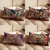 2D Colorful Geometric Deer Pillow Cover Suitable For Sofa Bedroom Car Pillow Cover Cushion Rectangular Back Cushion