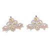 2pcs Sew On Design Crystal Rhinestone Patches Beaded Applique Patches  For Clothing Accessories