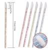 50 Pack Crystal Wand Disposable Lip Brushes, Lip Makeup Brushes Beauty Tool Kits, Lipstick Lip Gloss Applicator for Appling Lip Oil, Lipstick, Lash