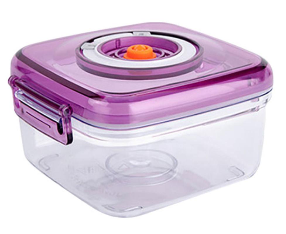 

720ml Kitchen Cooking Refrigerator With Air Pump For Food Storage Silicone Container Silicone Sealing Ring Food Protection And Moisture Resistance | B