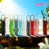 20pcs Portable 20ml Mini Refillable Perfume and Hand Sanitizer Bottles with Hook Travel-friendly Dispensers for Carrying Perfume