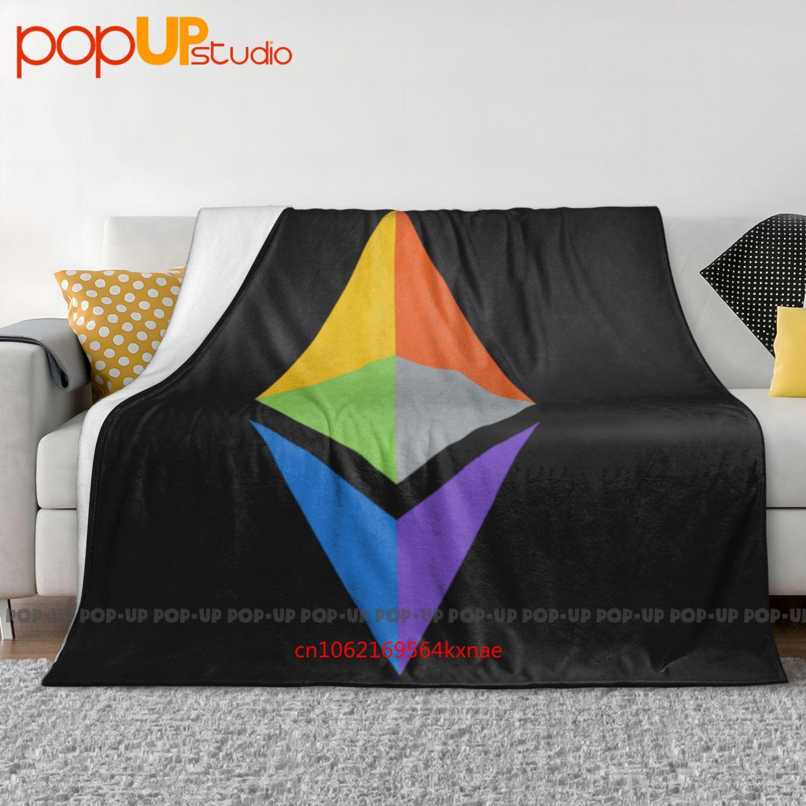 Ethereum 2.0 Eth Crypto Hodler Minimalistic Web3 Nft Merch Ultra-Soft Blanket Quilt Winter Sofa Cover Bed Covers 30x40in