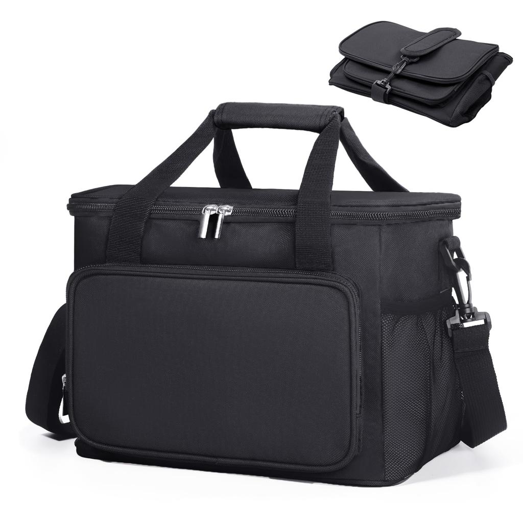 15L Cooler Keeps Food Cold and Soft Cooler Perfect for Sports Cherry Blossom and Club Activities Medium-sized Box Foldable, Abrasion-resistant,
