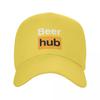 Custom Punk Beer Hub Baseball Cap for Women Unisex Breathable Beerhub Dad Hat Sports Snapback Hats