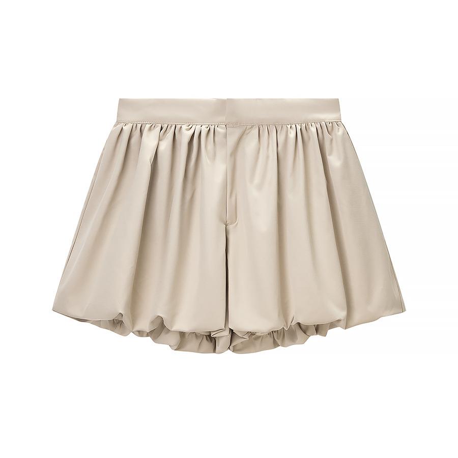 

Autumn European & American Style Lapel Jacket and Solid Color Shorts Set M