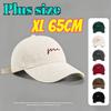 Korean Unisex Man Big Size Cotton Baseball Caps 60-65Cm Women Casual Gorros Golf Cap Men'S Oversize Summer Sports Snapback Cap