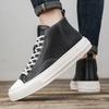 Genuine Leather Men's Board Shoes Trendy and Comfortable Styles Daily Work or Party Outdoor Street Casual Shoes White