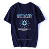Cardano Cryptocurrency Crypto Coin Millionaire Tshirt Alternative Men Tops Oversized Cotton T Shirt Streetwear Harajuku Tees