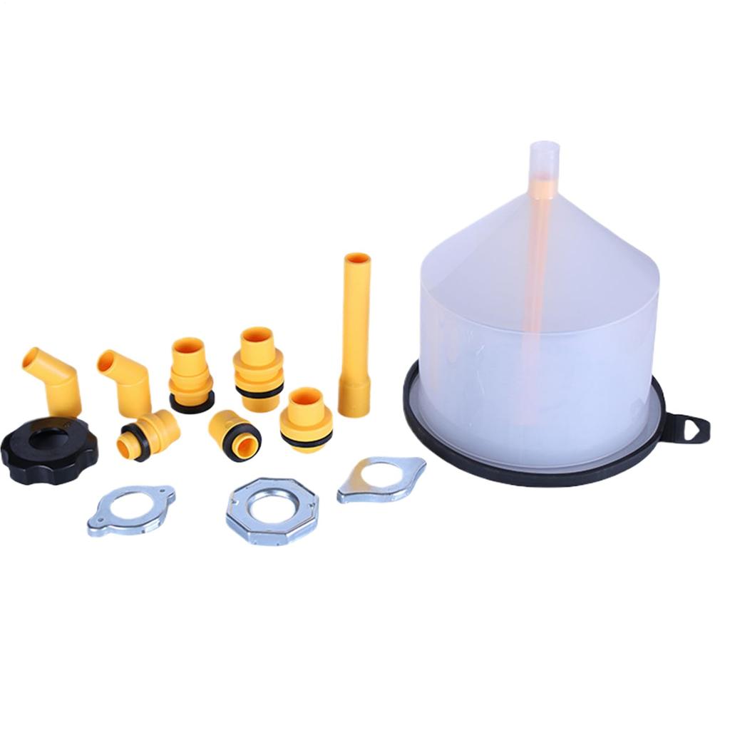 Radiator Air Release Funnel Kit | 15 Piece Spill Proof Automotive Funnel | Cooling
